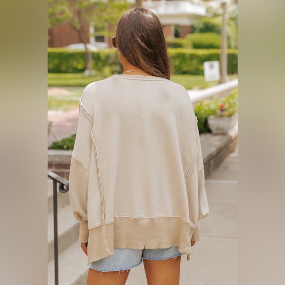 NWT Free People Graphic Yellowstone Camden Pullover Sweatshirt - Picture 9 of 12